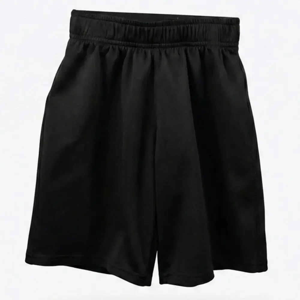 Circo Boys Size Small 6/7 Black Athletic Mesh Basketball Shorts Side Stripe